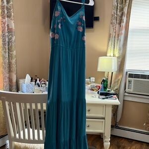 TIME & TRUE maxi dress sz L 12-14